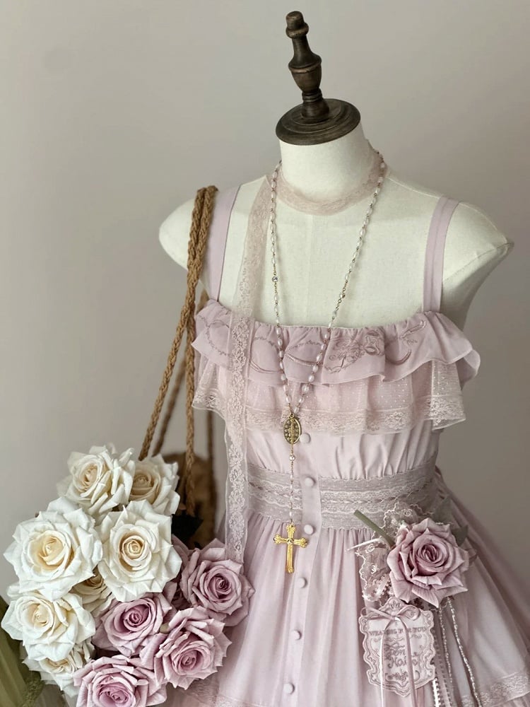 [Vorbestellfrist 22. Juni] Accessoires der Serie mit floraler Stickerei (nur für Käuferinnen des Kleides)