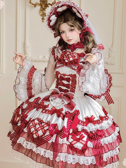 【12月26日予約締切】ピュアスイートローズファンタジーティアードロリータドレス