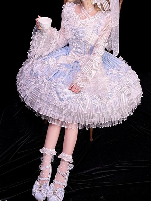 【12月26日予約締切】ピュアスイートローズファンタジーティアードロリータドレス