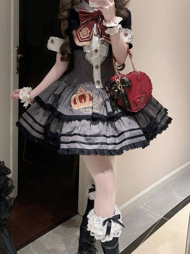 [Pre-order Deadline: March 31] Magical Academy Elegant Crown Embroidery Dress Type A/B