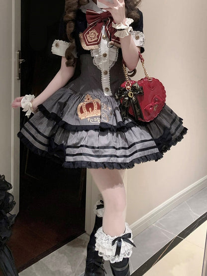 [Pre-order Deadline: March 31] Magical Academy Elegant Crown Embroidery Dress Type A/B