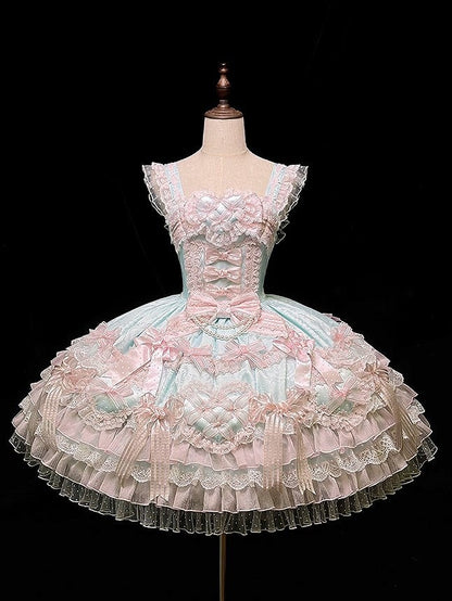 【12月26日予約締切】ピュアスイートローズファンタジーティアードロリータドレス