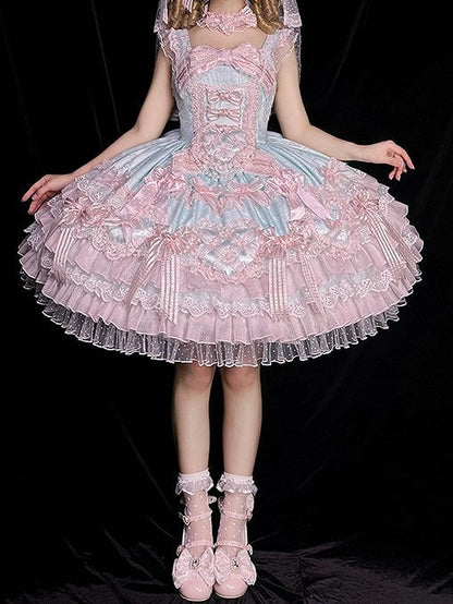 【12月26日予約締切】ピュアスイートローズファンタジーティアードロリータドレス