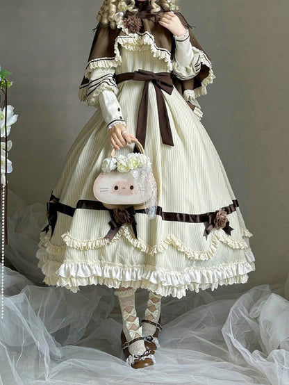 【12月23日予約締切】トワイライトレインフリルカラーロマンティックローズドレス