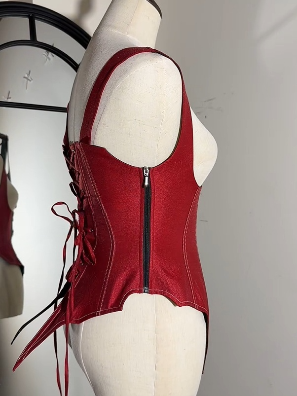 【12月3日予約締切】inverted spell contract ダークゴシックウィッチレッドドレスフルセット＋シャツ＋ベスト＋スカート