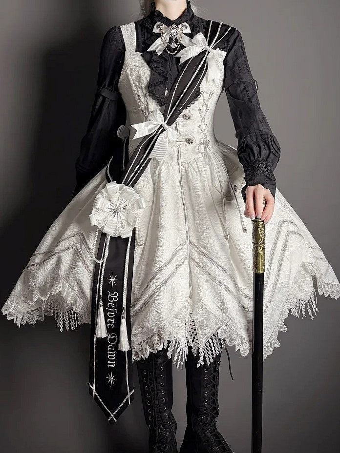 【2月23日予約締切】ドーンブレイカーゴシックジャカードミリタリービスチェサスドレス