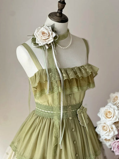 [Vorbestellfrist 22. Juni] Accessoires der Serie mit floraler Stickerei (nur für Käuferinnen des Kleides)