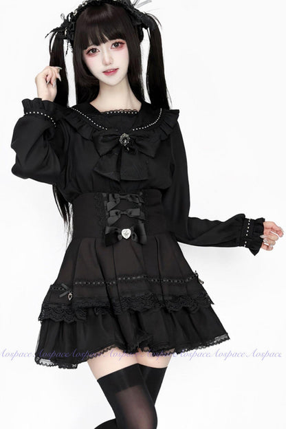 Lace High-Waist Skirt