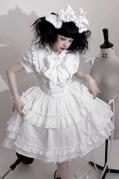 Cat Cocoon Long Cake Skirt