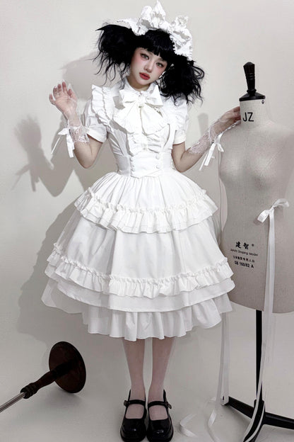 Cat Cocoon Long Cake Skirt