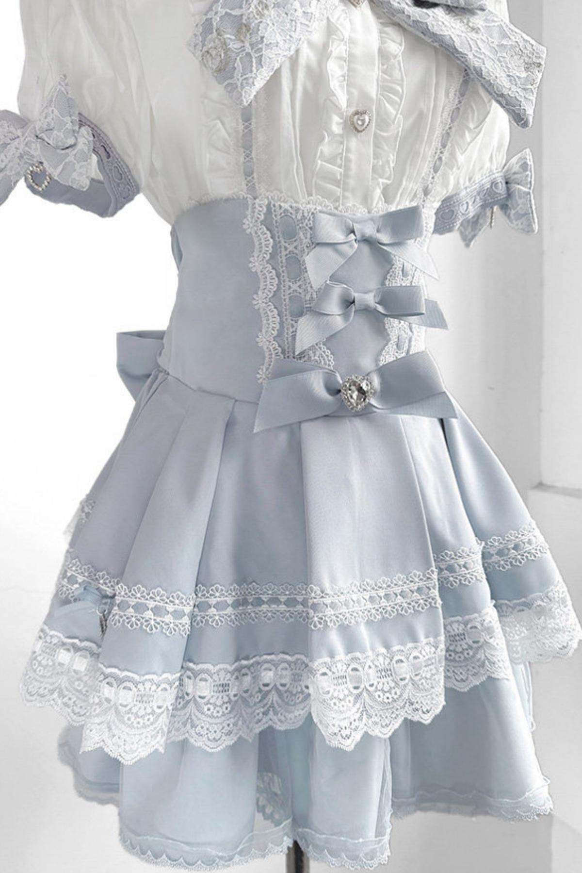 Lace High-Waist Skirt