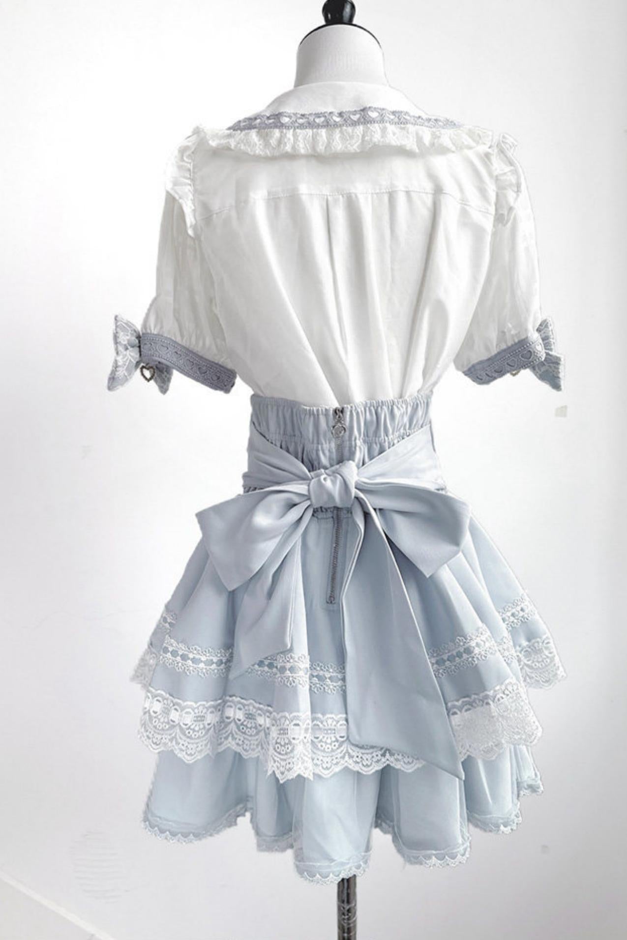 Lace High-Waist Skirt