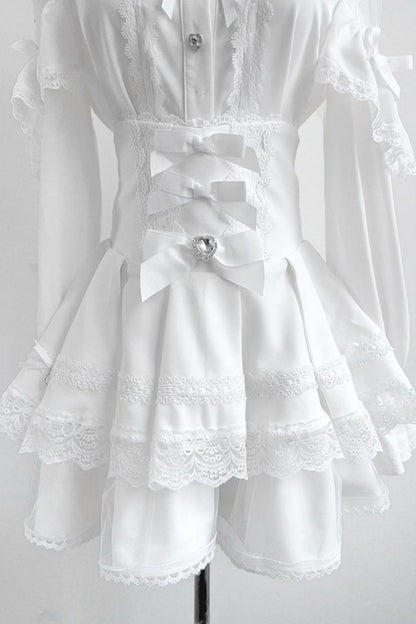 Lace High-Waist Skirt