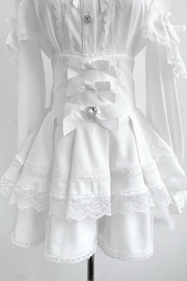 Lace High-Waist Skirt