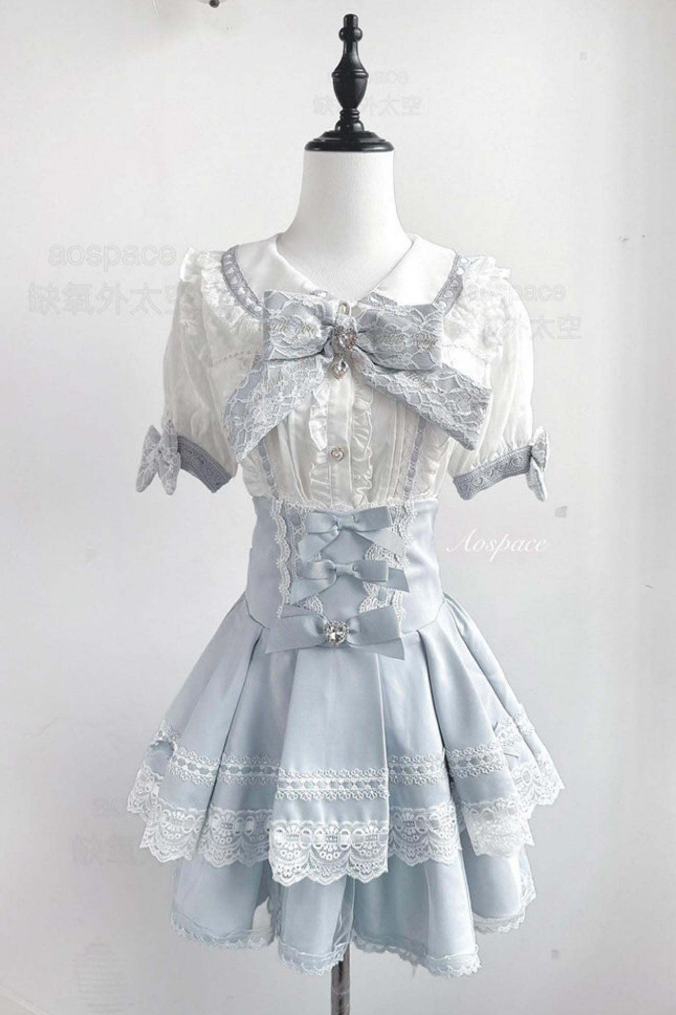 Lace High-Waist Skirt