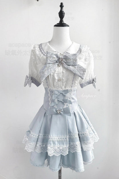 Lace High-Waist Skirt