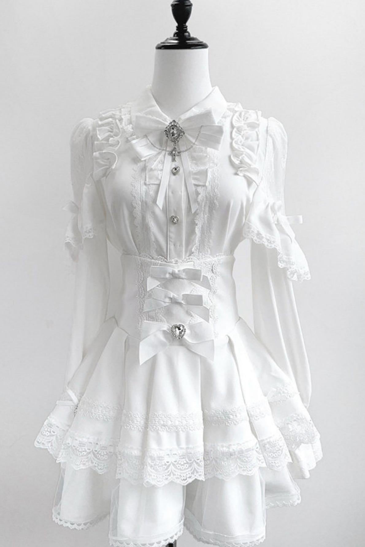 Lace High-Waist Skirt
