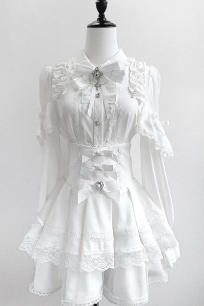 Lace High-Waist Skirt