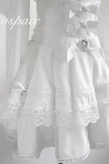 Lace High-Waist Skirt