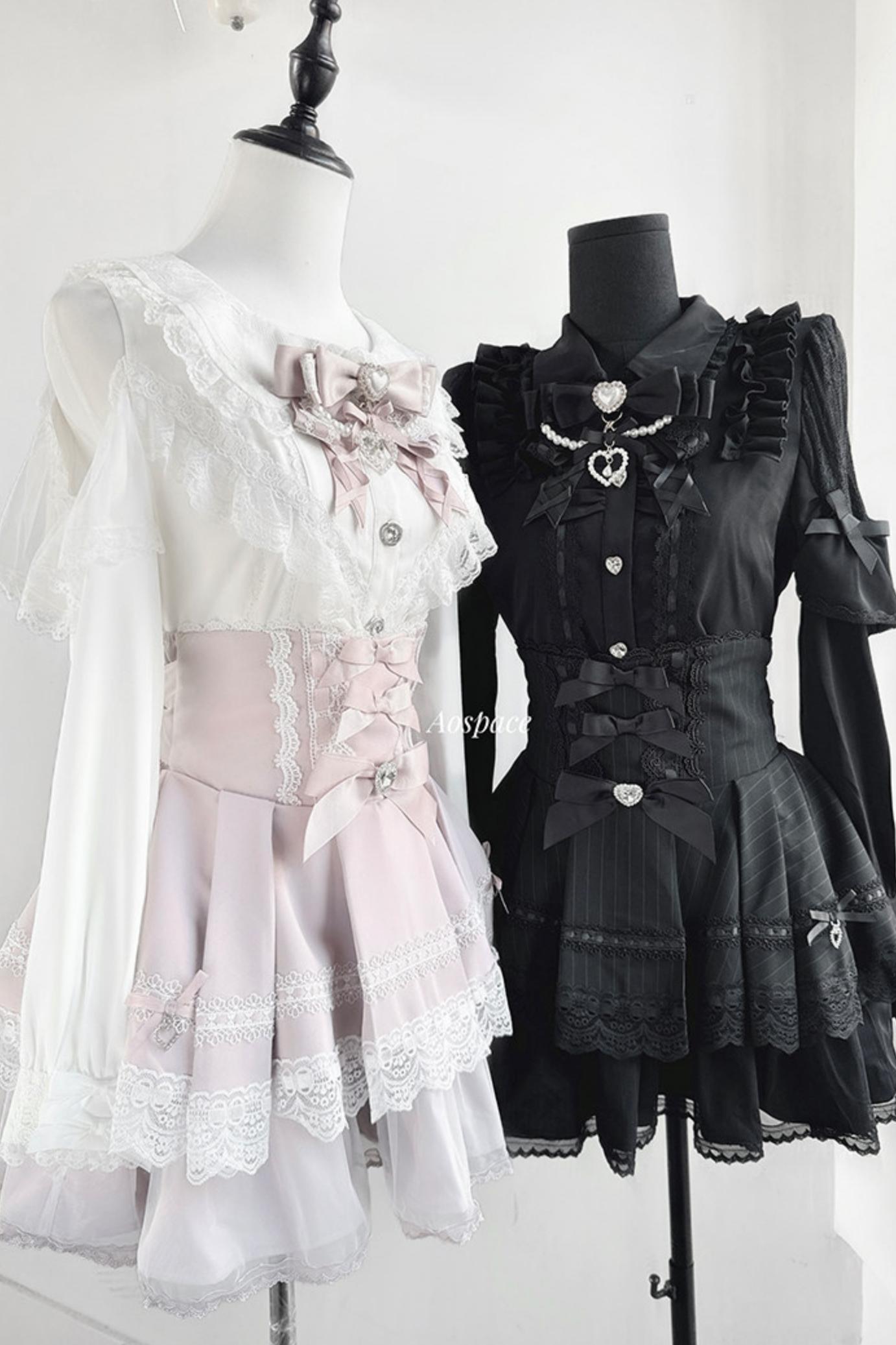 Lace High-Waist Skirt