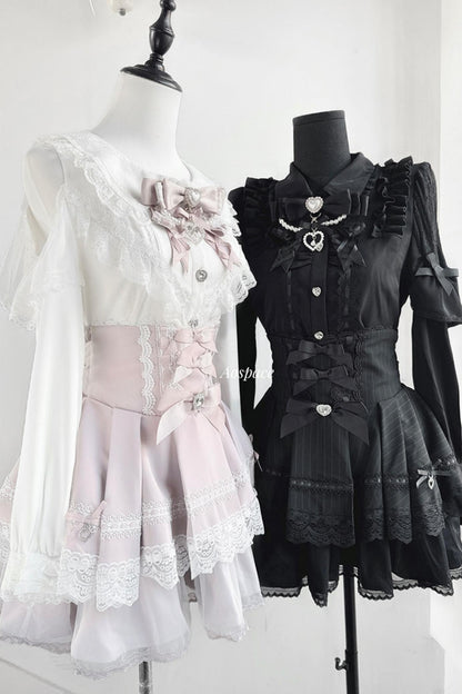 Lace High-Waist Skirt