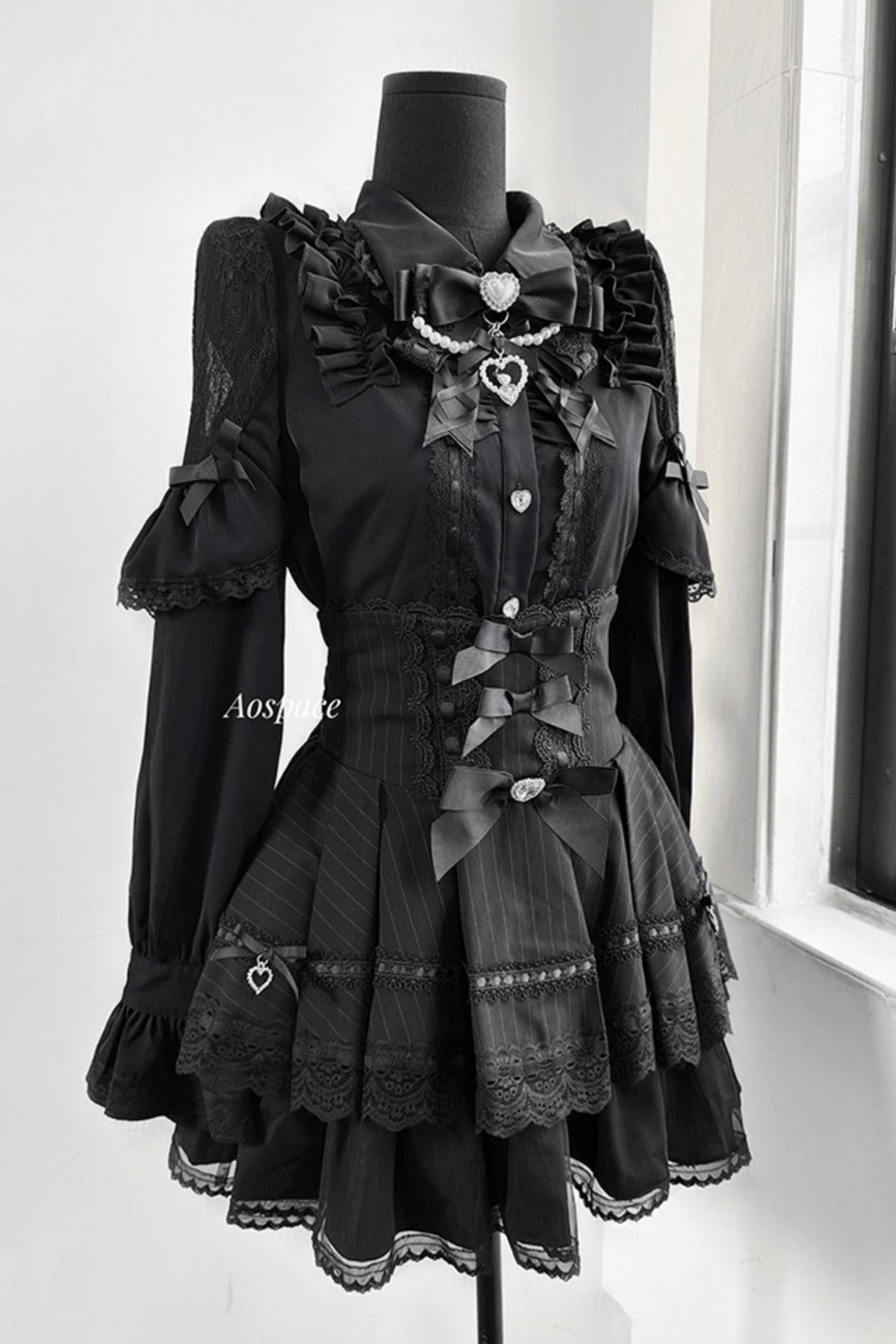 Lace High-Waist Skirt