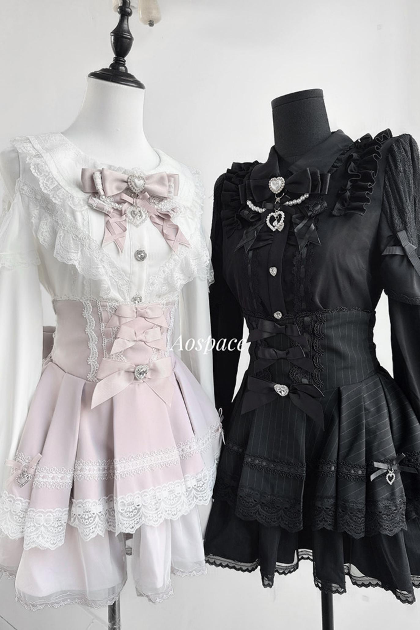 Lace High-Waist Skirt
