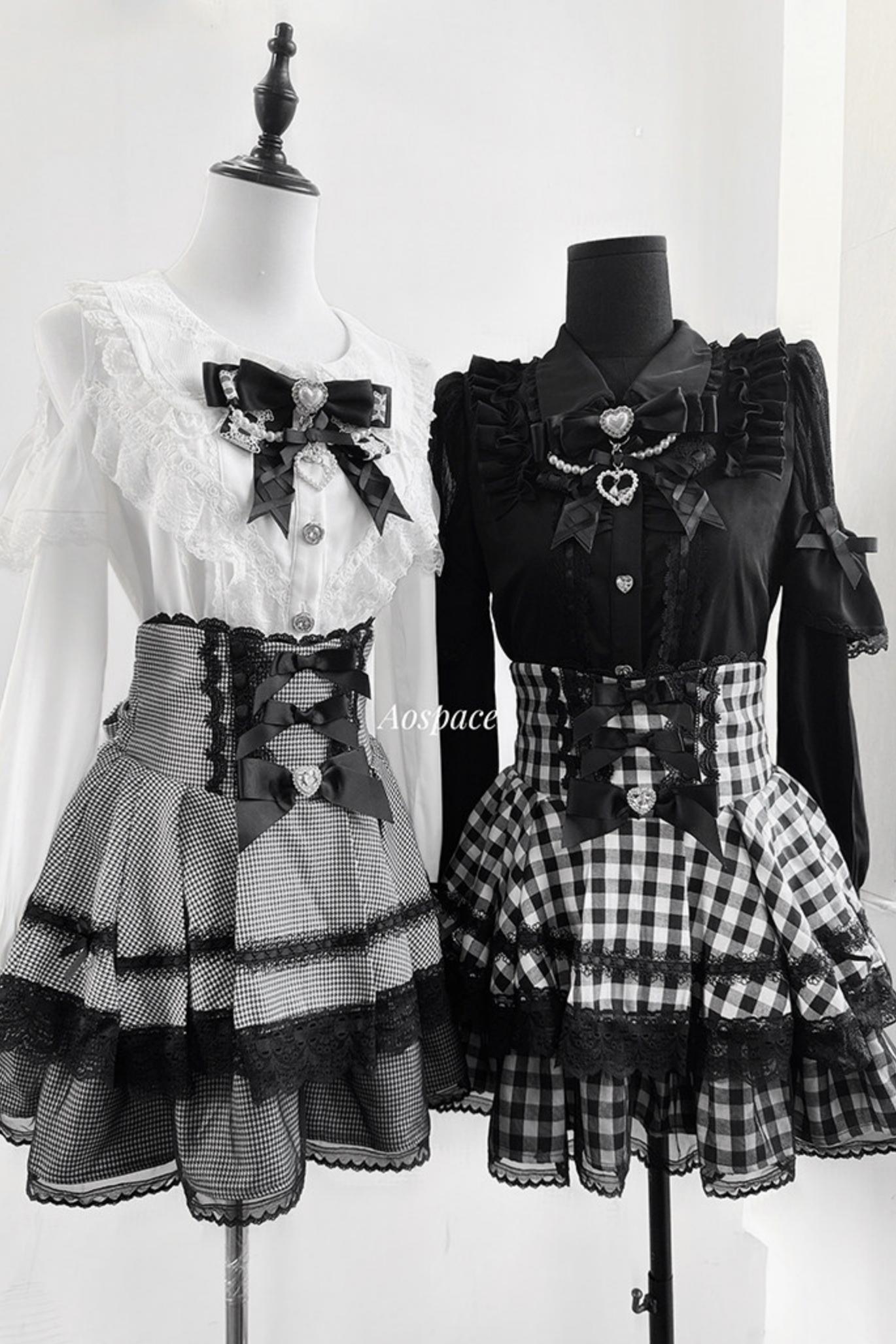 Lace High-Waist Skirt