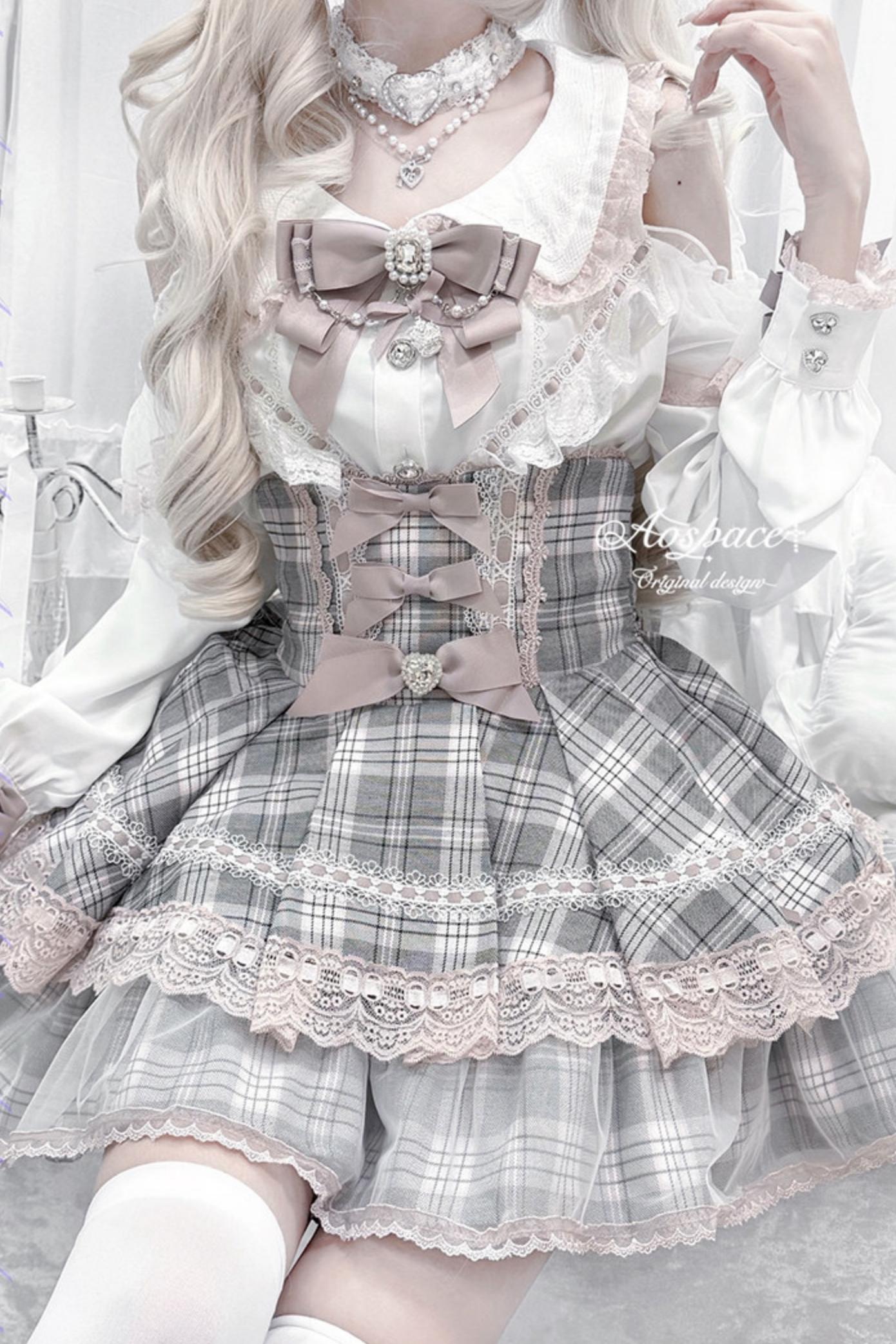 Lace High-Waist Skirt