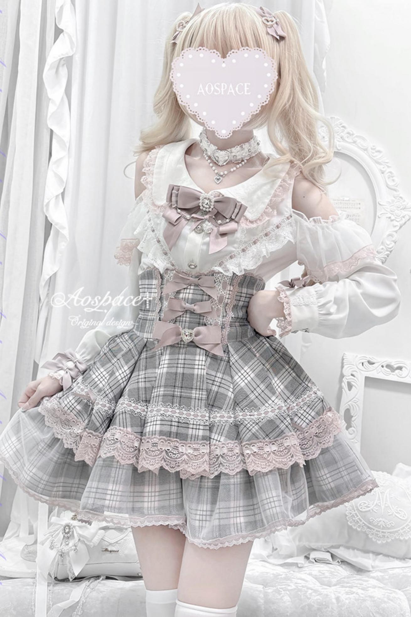 Lace High-Waist Skirt