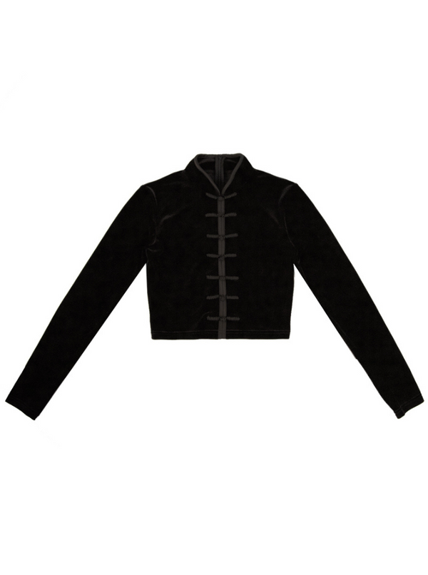 cheongsam design crop top