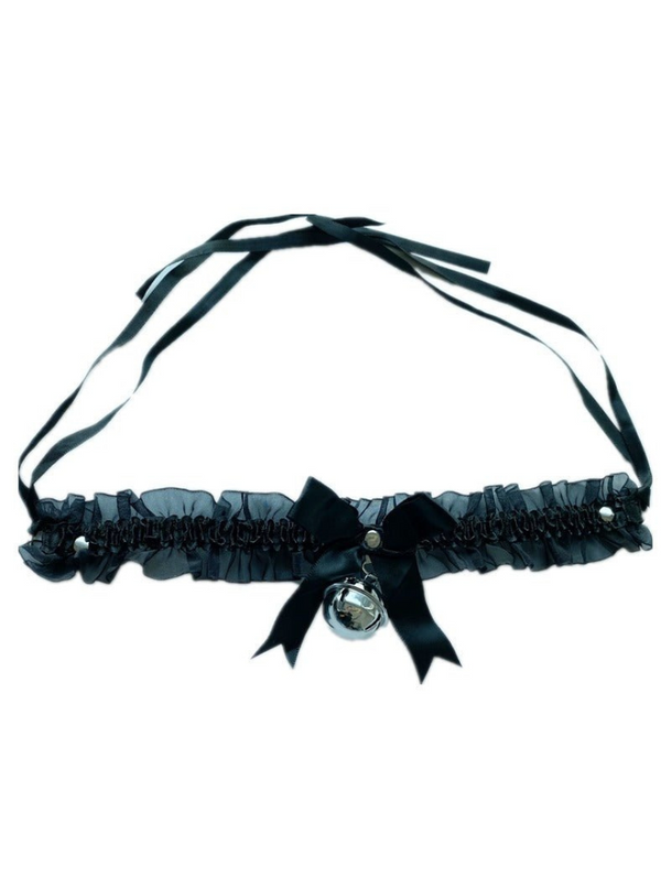 リボンレースベルストラップチョーカーテイストネックアクセサリー