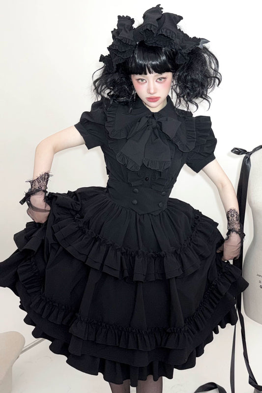 Cat Cocoon Long Cake Skirt