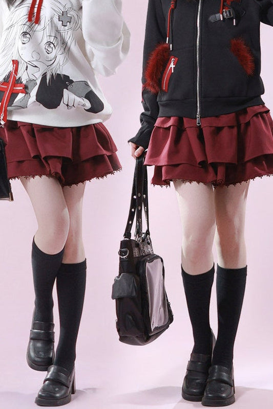 Tiered Puffy Cake Skirt