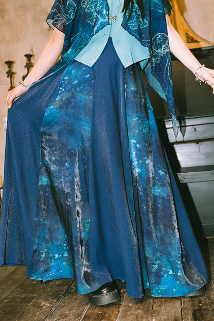 Blue World Floating Glow Skirt