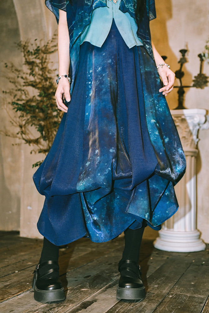 Blue World Floating Glow Skirt