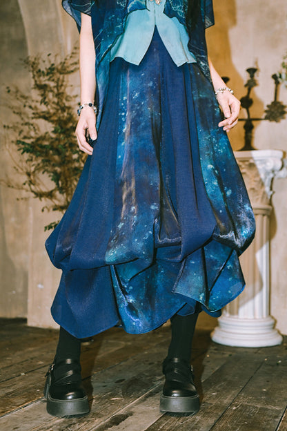 Blue World Floating Glow Skirt