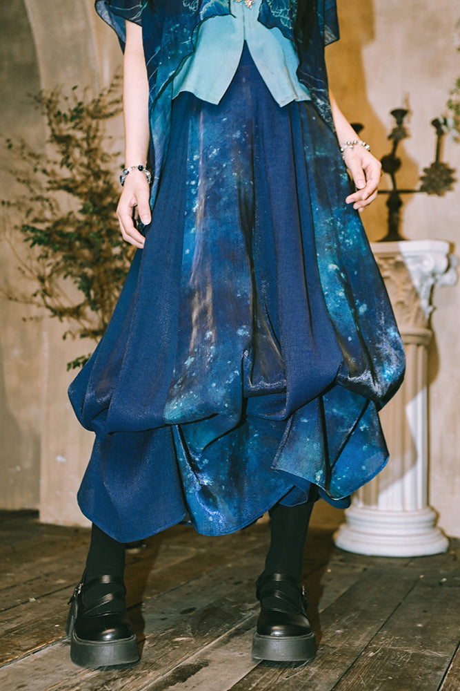 Blue World Floating Glow Skirt