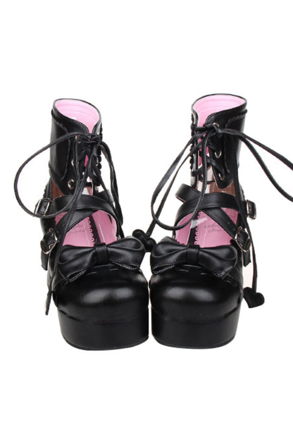 Lace-Up Lolita Shoes