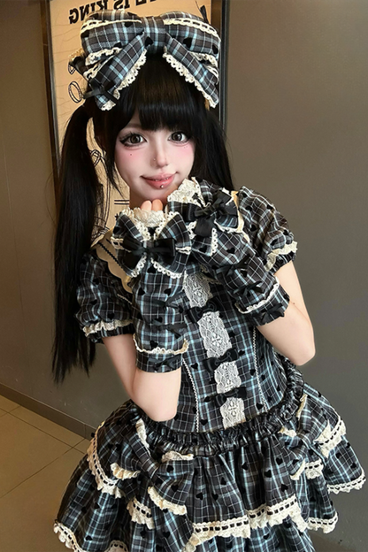 Checkered Sweetheart Lolita Dress