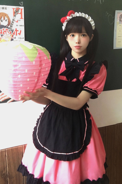 Mint Blackberry Lolita Dress + Apron + Tie