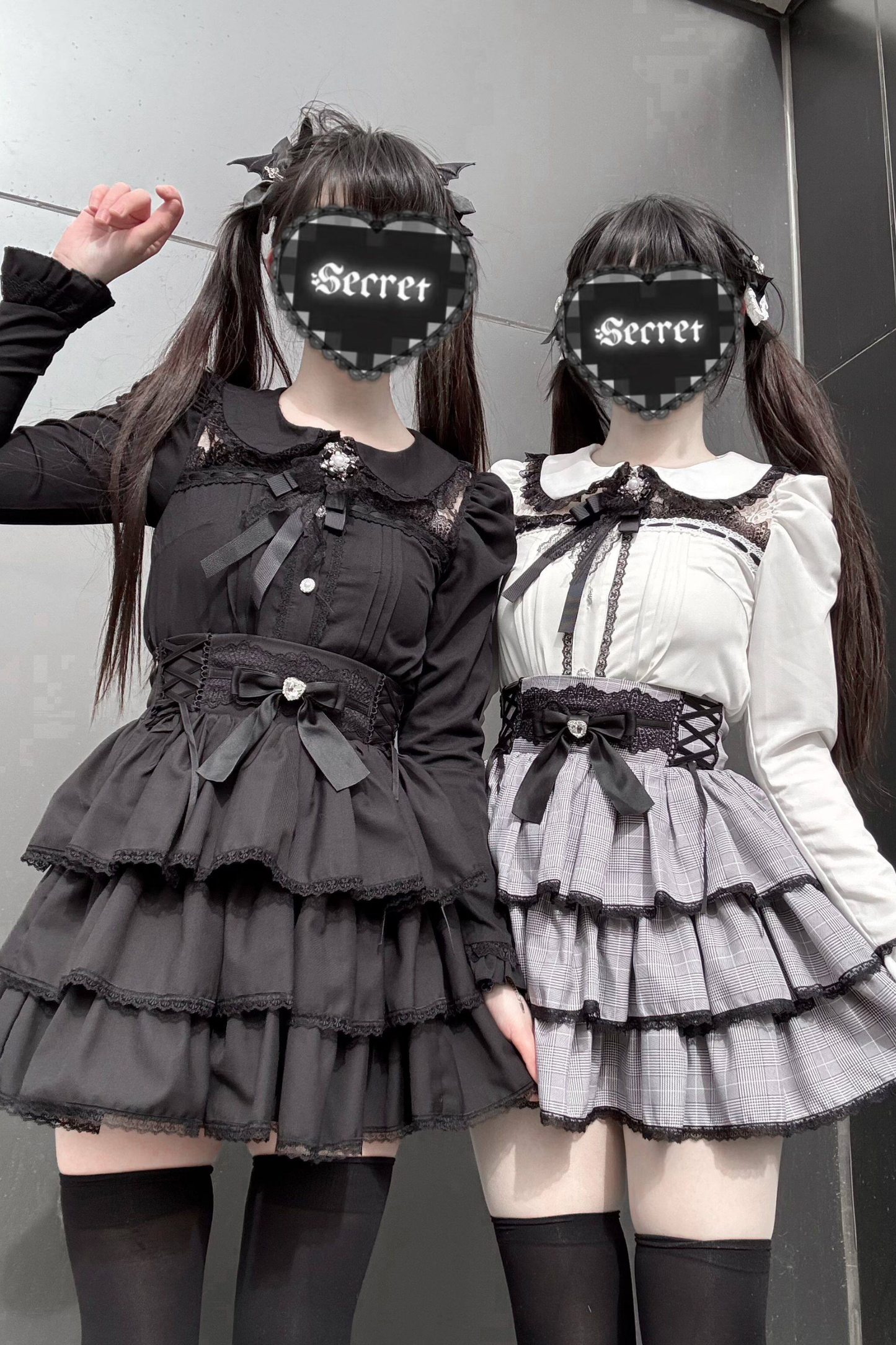 ダークレーストップス+スカート