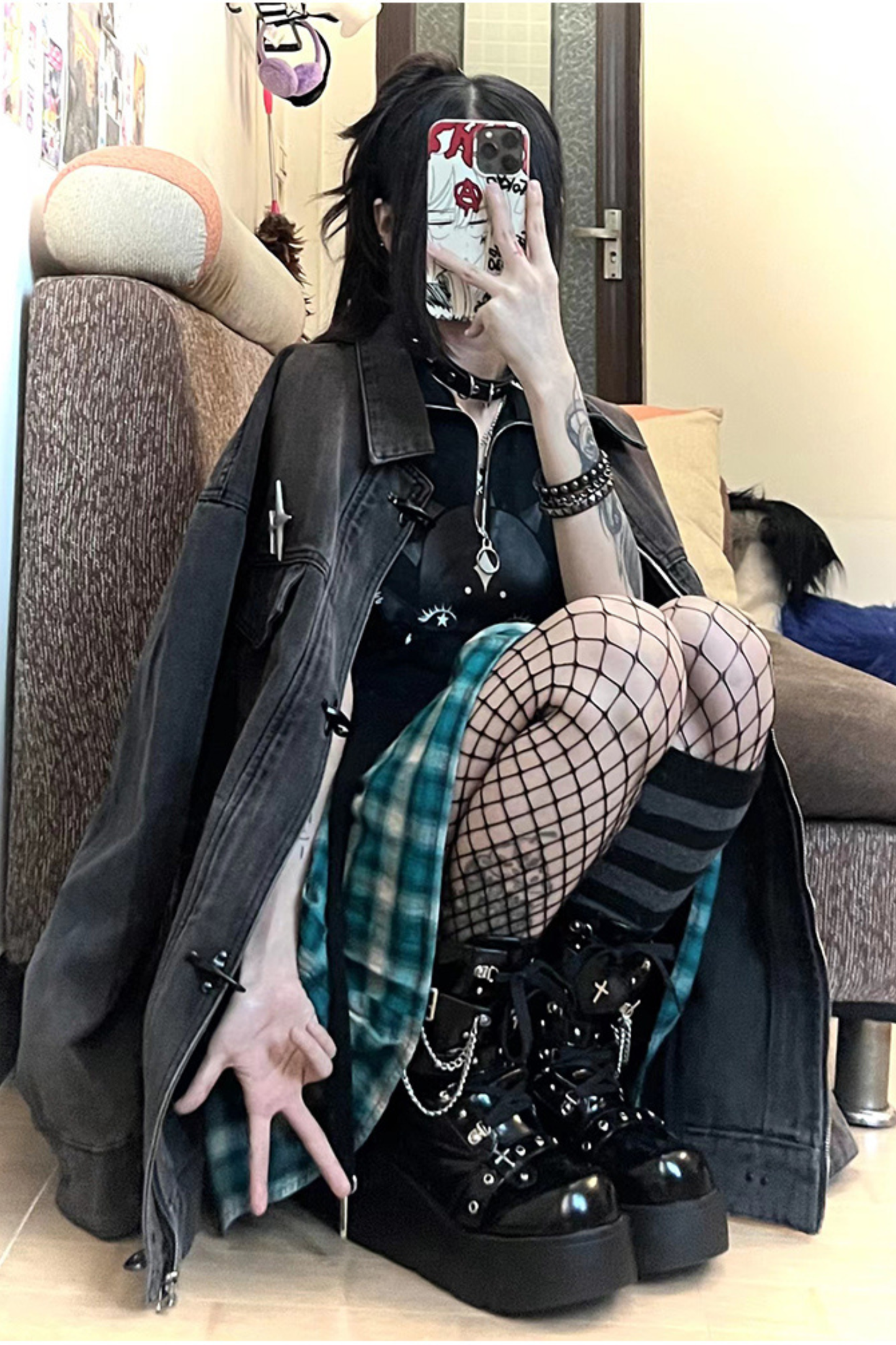 サブカルチャーY2Kベイブブーツ