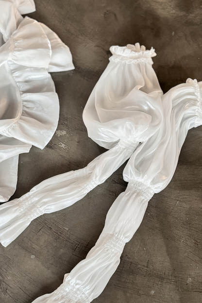 パーフェクトチューブトップ+フリルスカートパンツ+リボンテール