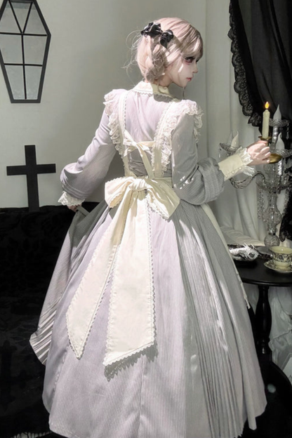 레트로 로리타 원피스 + 앞치마