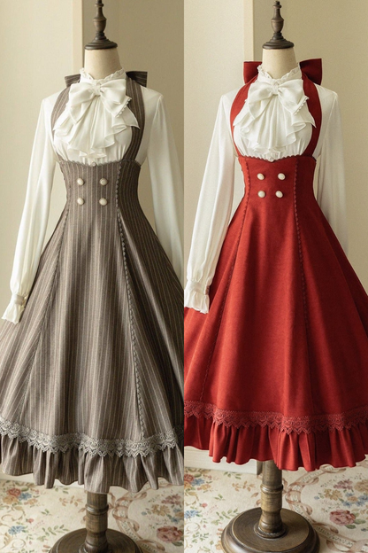 ビックリボンブラウス＋レトロサススカート