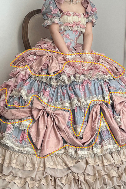 ジュエルローズフラワーマリッジロリータセットアップ