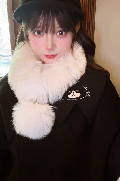 キャットドールカラーリボンマント