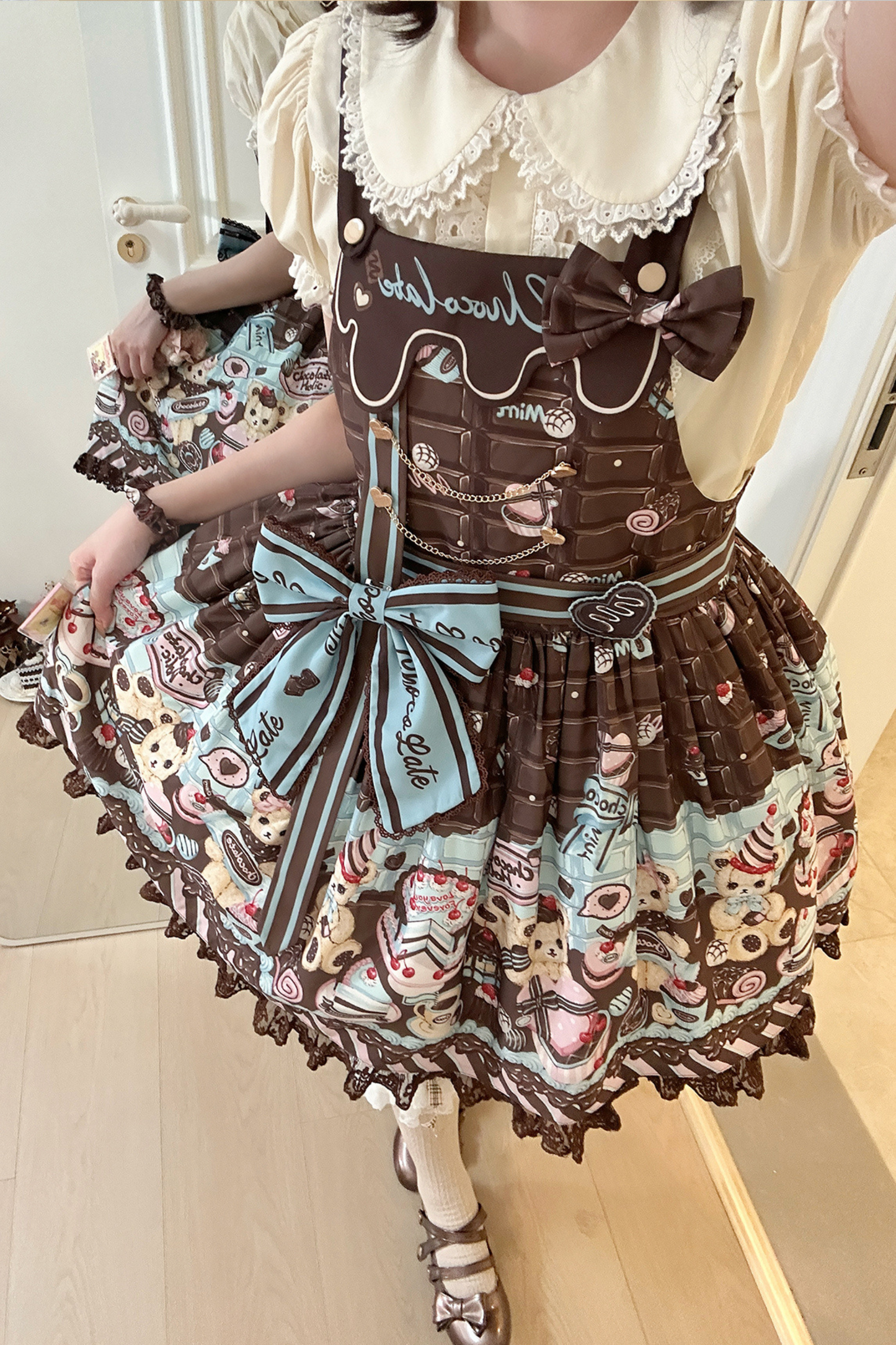 Dream Chocolate Bear Lolita Dress