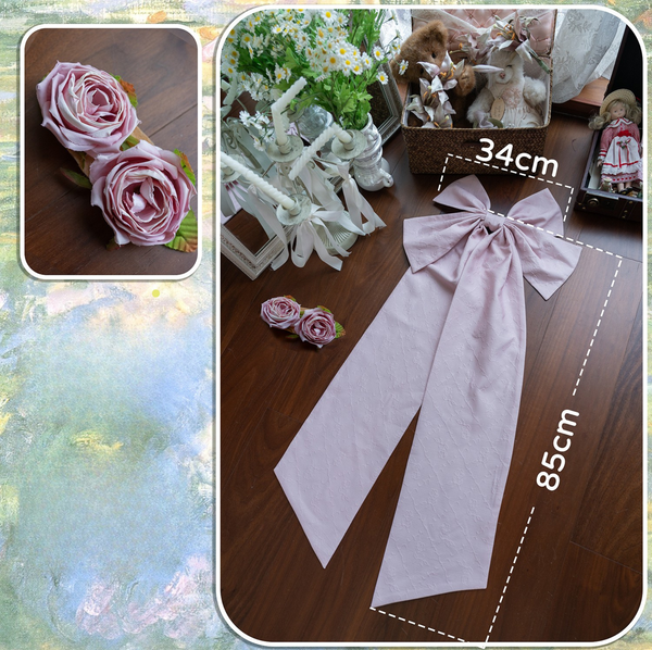 [Pre-order Deadline: May 15] Monet Garden Oil Handle Classical Chiffon Dress + Bustier